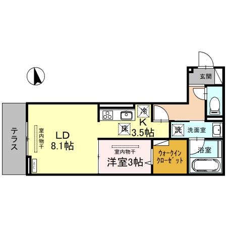 間取り図 D-noir