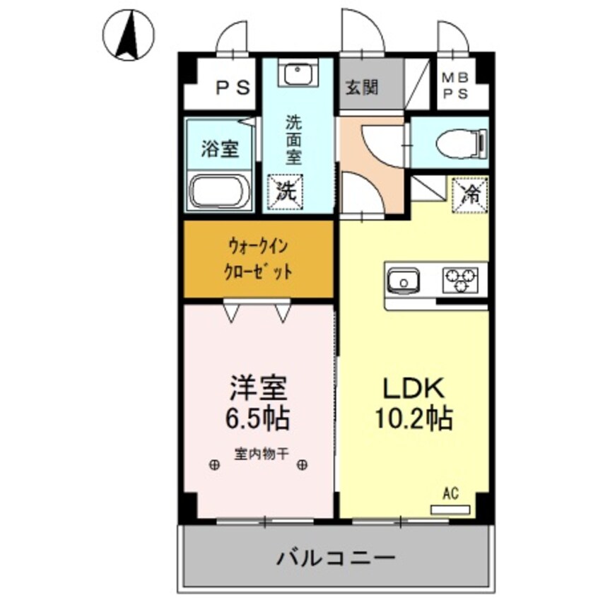 間取図 ＣＲＥＡ元今泉