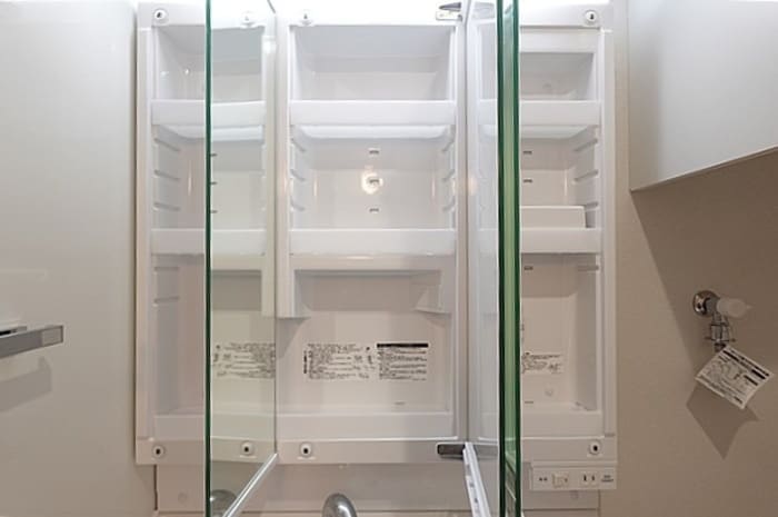 洗面台・鏡裏収納 TORISIAS一条