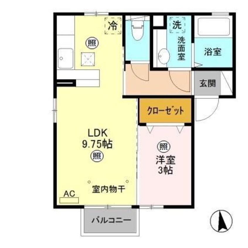 間取図 シャルムトロン Ｃ