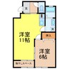 ハイツSE　B棟 1LDKの間取り