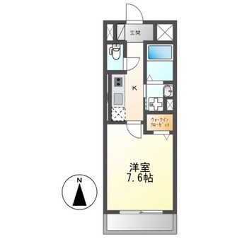 間取図 仮）今泉マンション