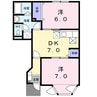 カナダハウス 2DKの間取り