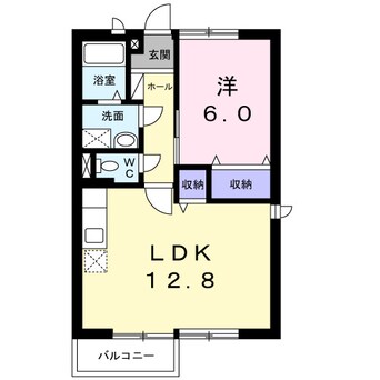 間取図 アサヒコーポＤ