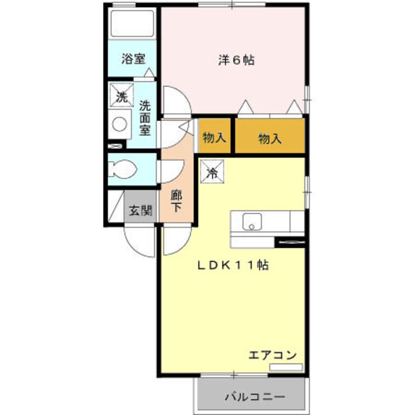 間取図 メゾン･ド･クレール Ａ