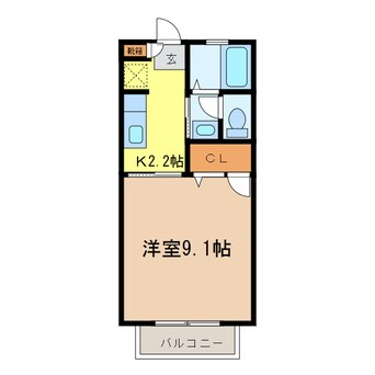 間取図 ベイサージュ