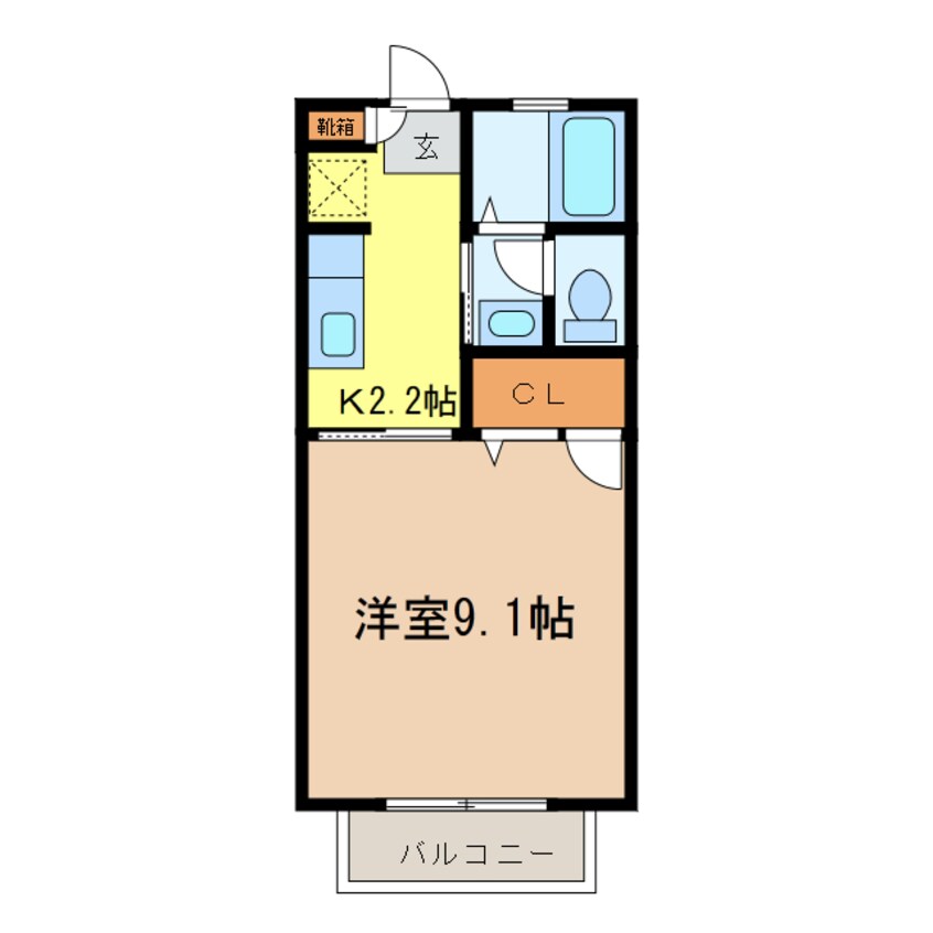 間取図 ベイサージュ