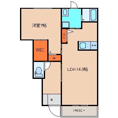 間取り図 東北本線<宇都宮線>/小山駅 徒歩21分 1階 築18年