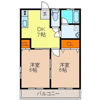 間取図 パールコート