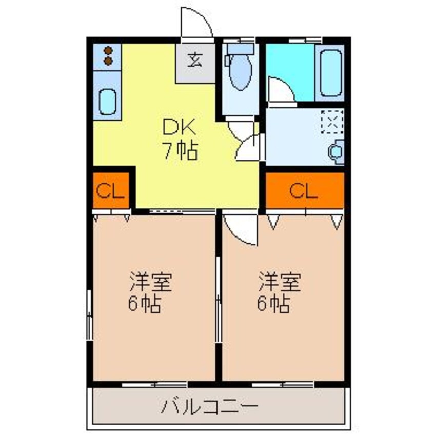 間取図 パールコート