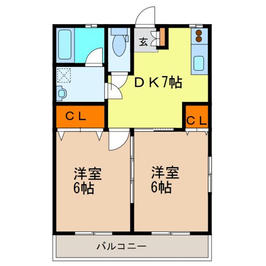 間取図 パールコート