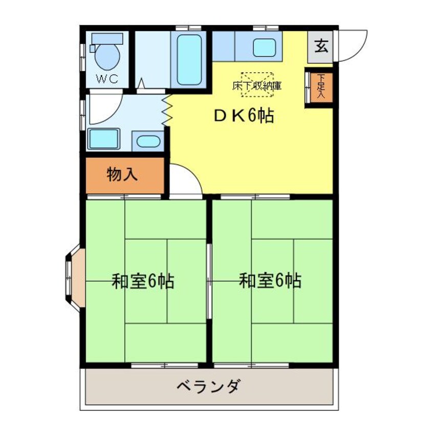 間取図 サンジェルマンⅥ