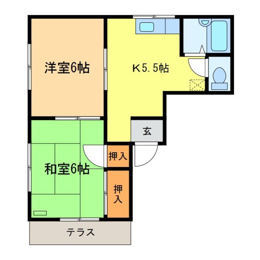 間取図 スリーエスハイツⅢ