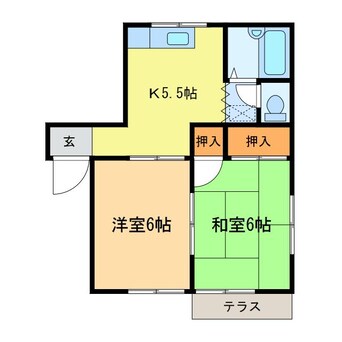 間取図 スリーエスハイツⅢ