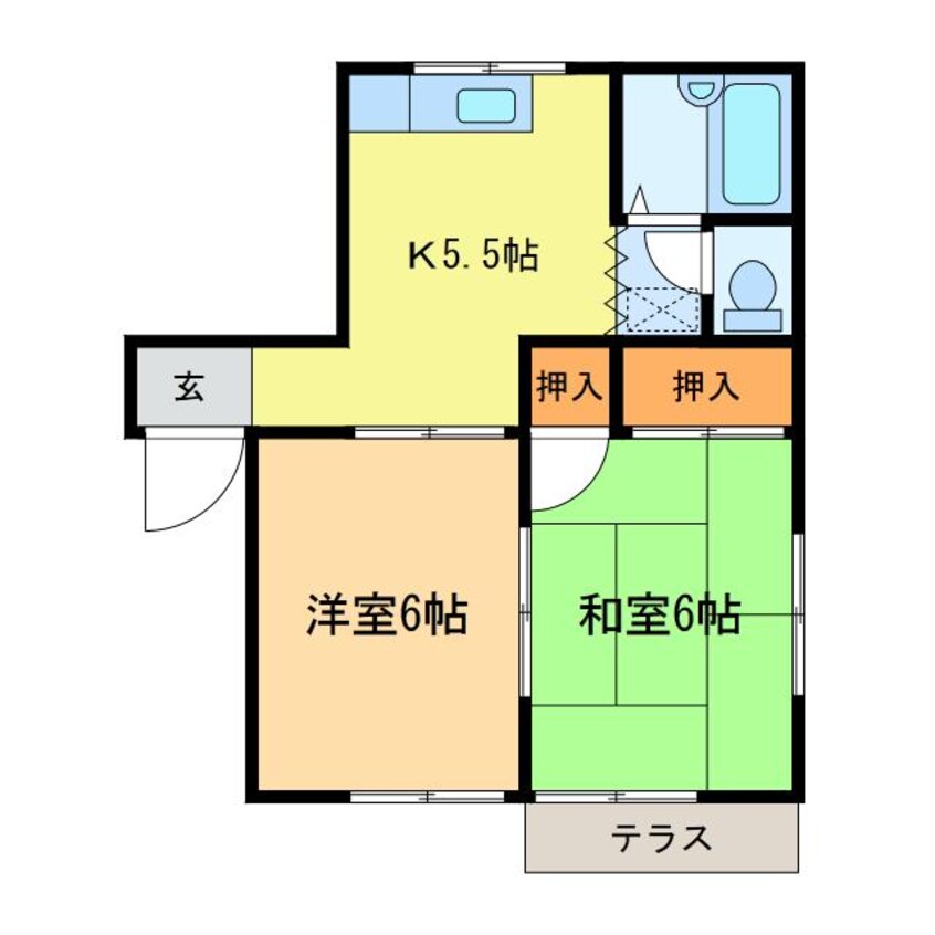 間取図 スリーエスハイツⅢ