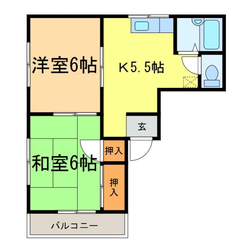 間取図 スリーエスハイツⅢ