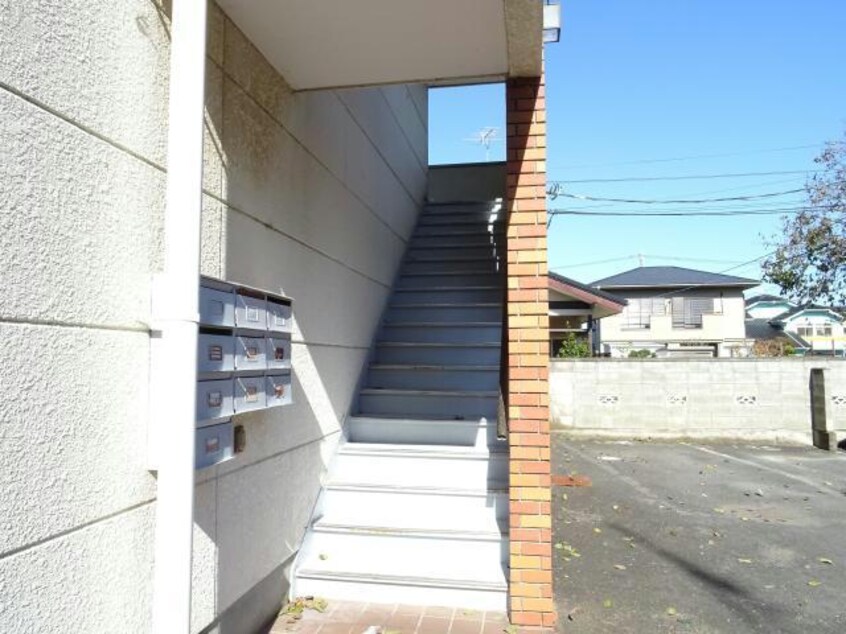 エントランス部分 橋本ハイツ（結城市）