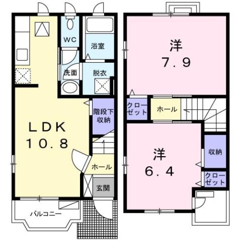 間取り図 アサヒコーポＦ
