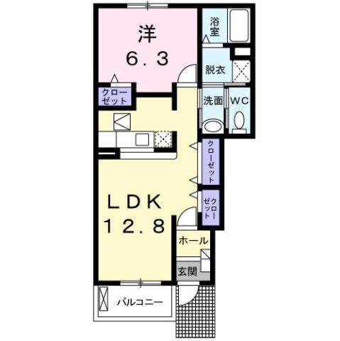 間取り図 サニー・レジデンスＥ