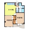 グランベル川島 2DKの間取り
