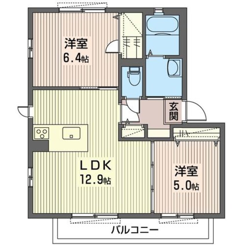 間取図 エスポアメゾン B