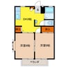 アメニティハイツ 2DKの間取り
