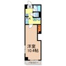 レジデンスカープ小山 1Kの間取り