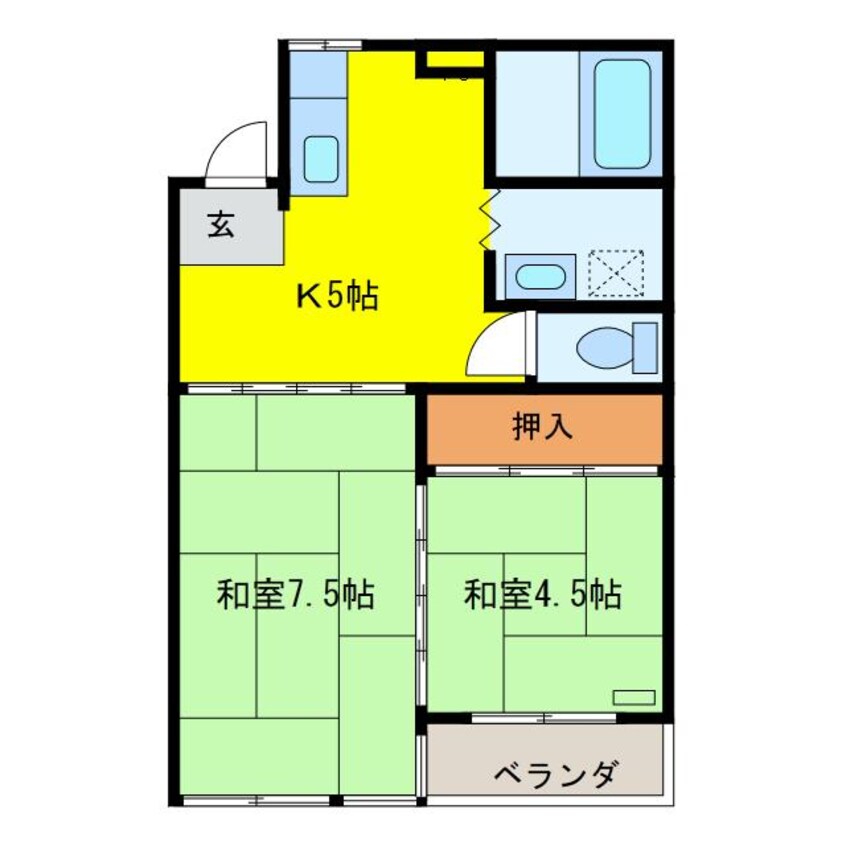 間取図 ダイコーハイツ