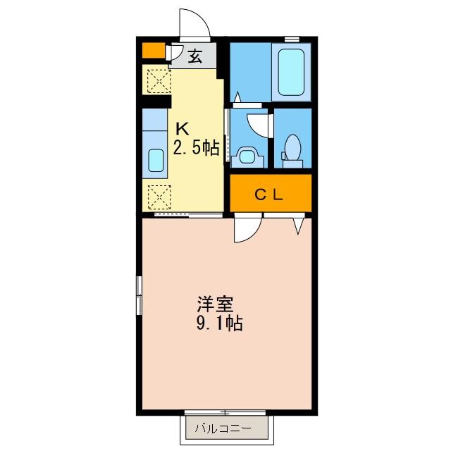 間取り図 サンモールＢ棟