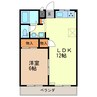 メゾン・ド・結城 1LDKの間取り