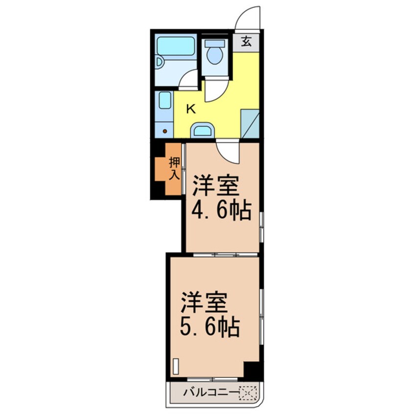 間取図 レジデンスカープ小山