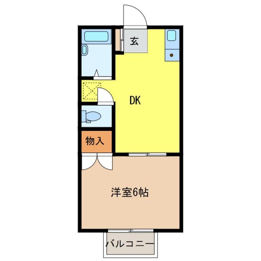 間取図 リラハイツ