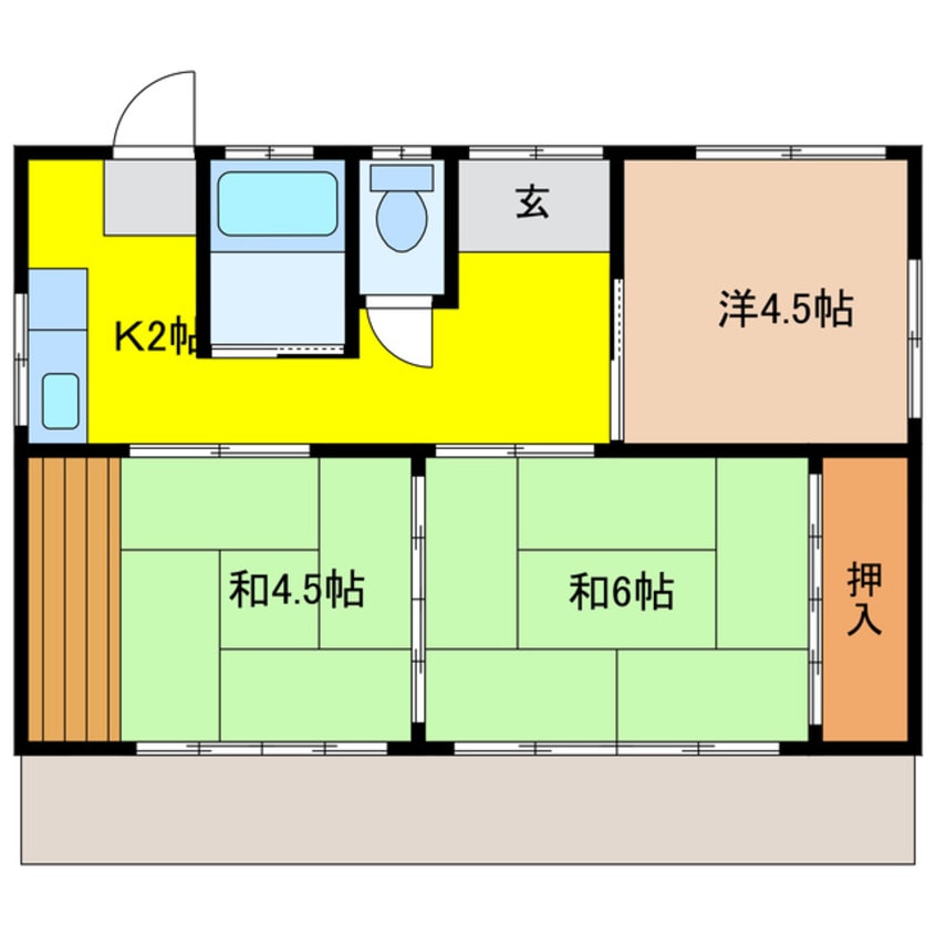 間取図 長谷部住宅