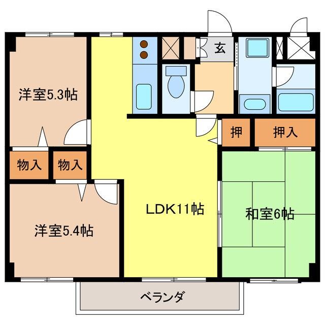 間取り図 ルネッサンス犬塚