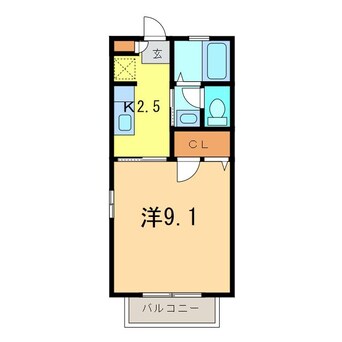 間取図 サンモールＢ棟