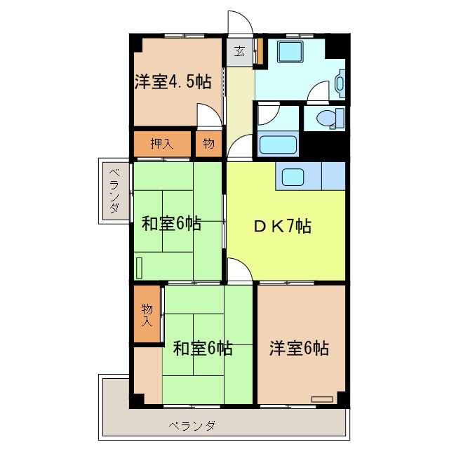 間取り図 前田コーポ