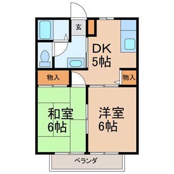 間取図 ドミール原