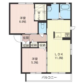 間取図 ピコロモンドⅠ