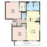ピコロモンドⅠ 2LDKの間取り