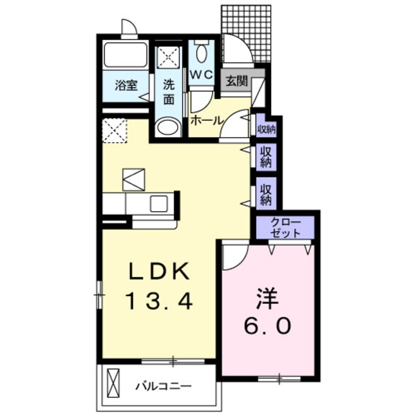 間取図 ゼファーＡ