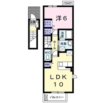 間取図 カーサ・スペラーレＢ