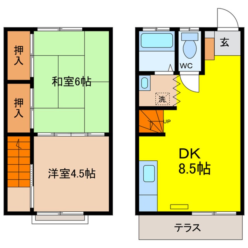 間取図 メゾン城跡