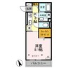 プランドールＴＮ Ⅲ 住居 1Kの間取り