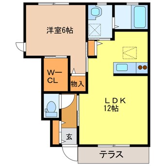 間取図 サニーガーデン花垣B