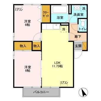 間取図 グランパルク Ａ