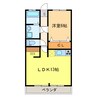 レジェンドマンション 1LDKの間取り