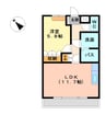 ルミナスハイム 1LDKの間取り