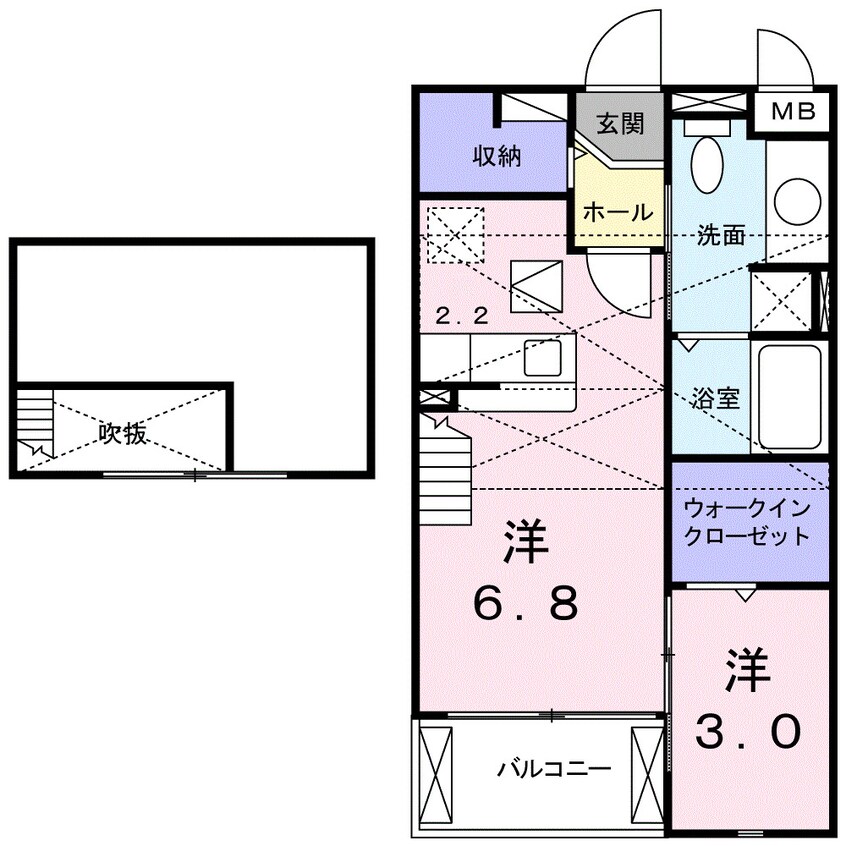 間取図 ヴィ・アモーレ