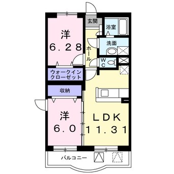 間取図 プロムナード　ベル