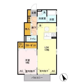 間取図 ボヌール シャトー Ａ